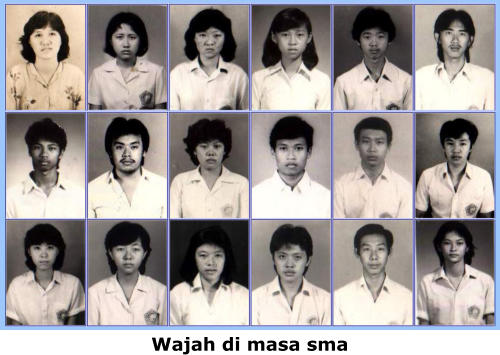 Wajah di masa sma